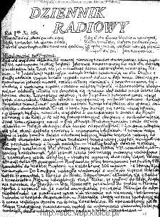 Dziennik Radiowy 1942, nr 104