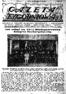 Gazeta Tygodniowa. Poświęcona sprawom religijnym, oświatowym i społecznym,1937, R.8, nr 8