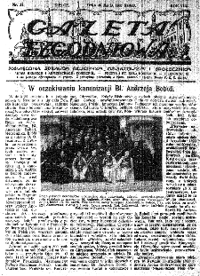 Gazeta Tygodniowa. Poświęcona sprawom religijnym, oświatowym i społecznym,1937, R.8, nr 22