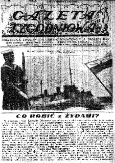 Gazeta Tygodniowa. Poświęcona sprawom religijnym, oświatowym i społecznym,1937, R.8, nr 31