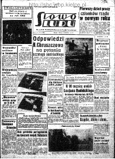 Słowo Ludu : organ Komitetu Wojewódzkiego Polskiej Zjednoczonej Partii Robotniczej, 1962, R.14, nr 3-