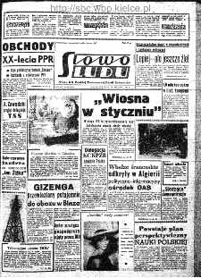 Słowo Ludu : organ Komitetu Wojewódzkiego Polskiej Zjednoczonej Partii Robotniczej, 1962, R.14, nr 25
