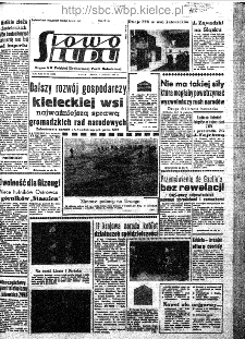 Słowo Ludu : organ Komitetu Wojewódzkiego Polskiej Zjednoczonej Partii Robotniczej, 1962, R.14, nr 38