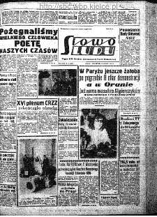 Słowo Ludu : organ Komitetu Wojew&oacute;dzkiego Polskiej Zjednoczonej Partii Robotniczej, 1962, R.14, nr 46