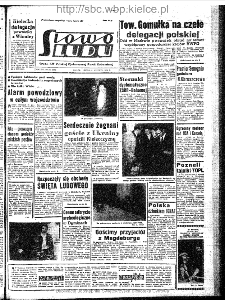 Słowo Ludu : organ Komitetu Wojew&oacute;dzkiego Polskiej Zjednoczonej Partii Robotniczej, 1962, R.14, nr 157
