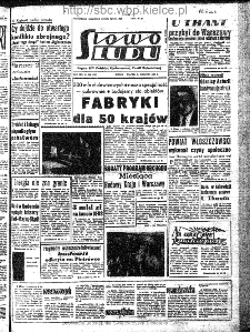 Słowo Ludu : organ Komitetu Wojew&oacute;dzkiego Polskiej Zjednoczonej Partii Robotniczej, 1962, R.14, nr 243