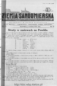 Ziemia Sandomierska. Czasopismo samorządowo-społeczne: tygodnik, 1934, nr 35