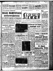 Słowo Ludu : organ Komitetu Wojew&oacute;dzkiego Polskiej Zjednoczonej Partii Robotniczej, 1962, R.14, nr 260