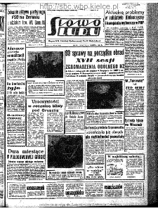 Słowo Ludu : organ Komitetu Wojew&oacute;dzkiego Polskiej Zjednoczonej Partii Robotniczej, 1962, R.14, nr 263