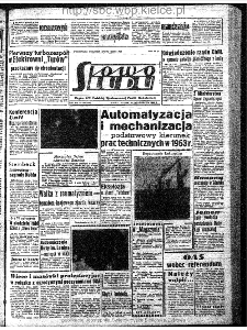 Słowo Ludu : organ Komitetu Wojew&oacute;dzkiego Polskiej Zjednoczonej Partii Robotniczej, 1962, R.14, nr 299