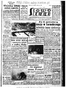 Słowo Ludu : organ Komitetu Wojew&oacute;dzkiego Polskiej Zjednoczonej Partii Robotniczej, 1963, R.15, nr 4