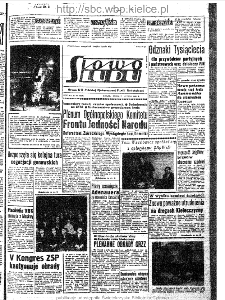 Słowo Ludu : organ Komitetu Wojew&oacute;dzkiego Polskiej Zjednoczonej Partii Robotniczej, 1963, R.15, nr 44