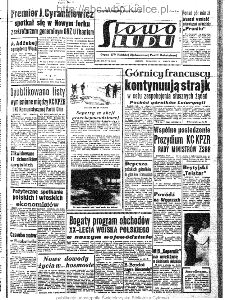 Słowo Ludu : organ Komitetu Wojew&oacute;dzkiego Polskiej Zjednoczonej Partii Robotniczej, 1963, R.15, nr 73