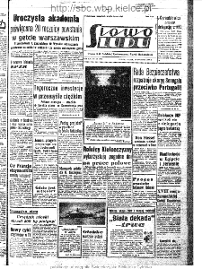Słowo Ludu : organ Komitetu Wojew&oacute;dzkiego Polskiej Zjednoczonej Partii Robotniczej, 1963, R.15, nr 109
