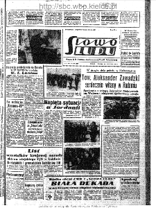 Słowo Ludu : organ Komitetu Wojew&oacute;dzkiego Polskiej Zjednoczonej Partii Robotniczej, 1963, R.15, nr 113