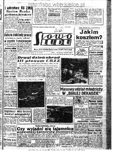 Słowo Ludu : organ Komitetu Wojew&oacute;dzkiego Polskiej Zjednoczonej Partii Robotniczej, 1963, R.15, nr 115