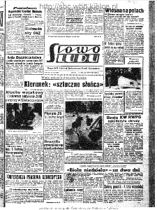 Słowo Ludu : organ Komitetu Wojew&oacute;dzkiego Polskiej Zjednoczonej Partii Robotniczej, 1963, R.15, nr 116