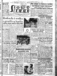 Słowo Ludu : organ Komitetu Wojew&oacute;dzkiego Polskiej Zjednoczonej Partii Robotniczej, 1963, R.15, nr 144