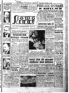 Słowo Ludu : organ Komitetu Wojew&oacute;dzkiego Polskiej Zjednoczonej Partii Robotniczej, 1963, R.15, nr 268