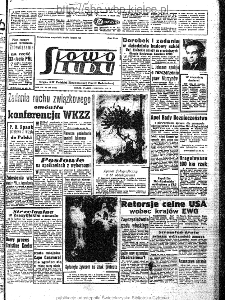 Słowo Ludu : organ Komitetu Wojew&oacute;dzkiego Polskiej Zjednoczonej Partii Robotniczej, 1963, R.15, nr 340