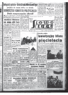 Słowo Ludu : organ Komitetu Wojewódzkiego Polskiej Zjednoczonej Partii Robotniczej, 1965, R.17, nr 19
