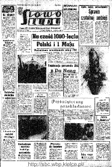 Słowo Ludu : organ Komitetu Wojew&oacute;dzkiego Polskiej Zjednoczonej Partii Robotniczej, 1966, R.18, nr 102