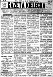 Gazeta Kielecka, 1889, R.20, nr 99