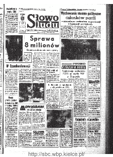 Słowo Ludu : organ Komitetu Wojewódzkiego Polskiej Zjednoczonej Partii Robotniczej, 1968, R.20, nr 257