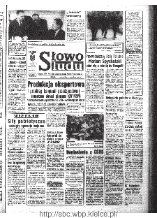 Słowo Ludu : organ Komitetu Wojew&oacute;dzkiego Polskiej Zjednoczonej Partii Robotniczej, 1968, R.20, nr 263