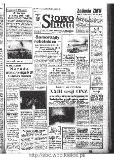 Słowo Ludu : organ Komitetu Wojewódzkiego Polskiej Zjednoczonej Partii Robotniczej, 1968, R.20, nr 355