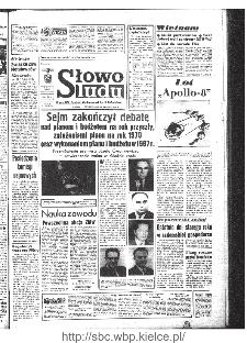 Słowo Ludu : organ Komitetu Wojewódzkiego Polskiej Zjednoczonej Partii Robotniczej, 1968, R.20, nr 358