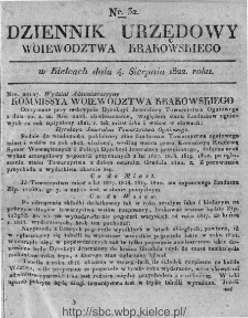 Dziennik Rządowy Wojew&oacute;dztwa Krakowskiego 1822, nr 32