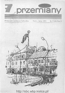 Przemiany : miesięcznik społeczno-kulturalny, 1971, R.2,lipiec