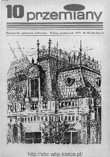 Przemiany : miesięcznik społeczno-kulturalny, 1971, R.2, październik