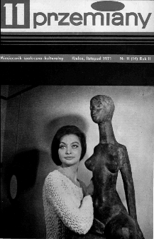 Przemiany : miesięcznik społeczno-kulturalny, 1971, R.2,listopad