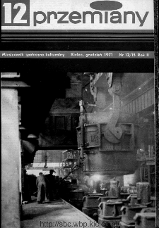 Przemiany : miesięcznik społeczno-kulturalny, 1971, R.2,grudzień