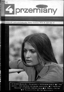 Przemiany : miesięcznik społeczno-kulturalny, 1973, R.4,kwiecień