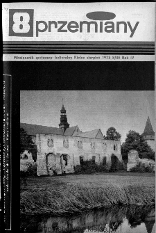 Przemiany : miesięcznik społeczno-kulturalny, 1973, R.4,sierpień
