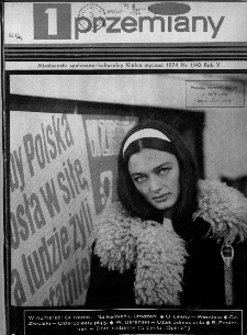 Przemiany : miesięcznik społeczno-kulturalny, 1974, R.5,styczeń