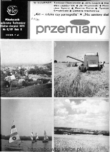 Przemiany : miesięcznik społeczno-kulturalny, 1979, R.10, sierpień
