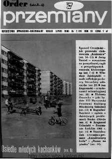 Przemiany : miesięcznik społeczno-kulturalny, 1980, R.11,lipiec