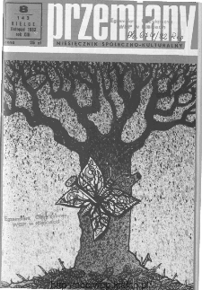 Przemiany : miesięcznik społeczno-kulturalny, 1982, R.13, sierpień
