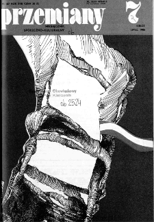 Przemiany : miesięcznik społeczno-kulturalny, 1986, R.17, lipiec