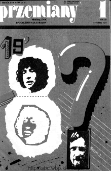 Przemiany : miesięcznik społeczno-kulturalny, 1987, R.18, styczeń