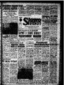 Słowo Ludu : organ Komitetu Wojew&oacute;dzkiego Polskiej Zjednoczonej Partii Robotniczej, 1973, R.XXIV, nr 40