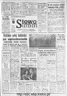 Słowo Ludu : organ Komitetu Wojew&oacute;dzkiego Polskiej Zjednoczonej Partii Robotniczej, 1973, R.XXIV, nr 168