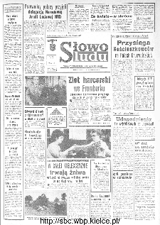 Słowo Ludu : organ Komitetu Wojew&oacute;dzkiego Polskiej Zjednoczonej Partii Robotniczej, 1973, R.XXIV, nr 196