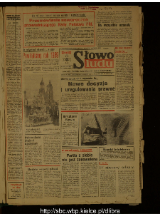 Słowo Ludu : dziennik Polskiej Zjednoczonej Partii Robotniczej, 1989 R.XL, nr 1
