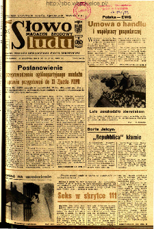 Słowo Ludu : dziennik Polskiej Zjednoczonej Partii Robotniczej, 1989 R.XL, nr 218 (magazyn środowy)