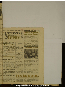 Słowo Ludu : dziennik Polskiej Zjednoczonej Partii Robotniczej, 1989 R.XL, nr 242 (magazyn środowy)